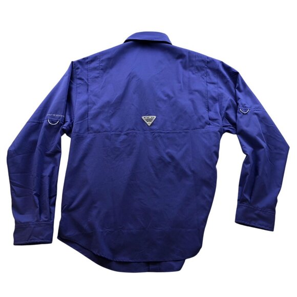 Columbia Mens Fishing Shirt Medium Long Sleeve Activewear Button Up Outdoors - Picture 2 of 15